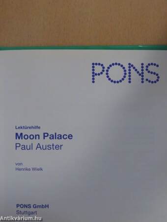 PONS Lektürehilfe - Moon Palace - CD-vel