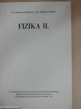 Fizika II.