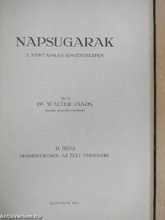 Napsugarak I-III.