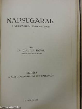 Napsugarak I-III.