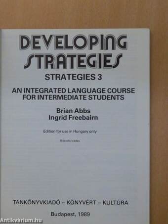 Developing Strategies - Students' Book/Workbook