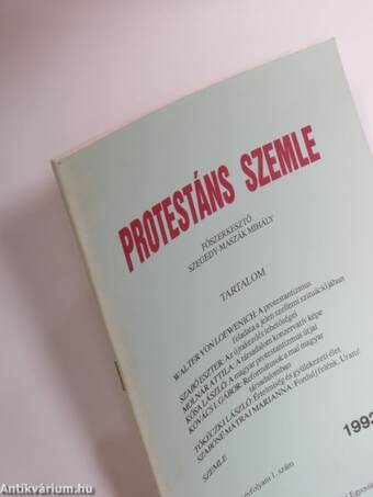 Protestáns Szemle 1993/1.