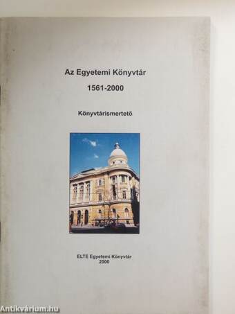 Az Egyetemi Könyvtár