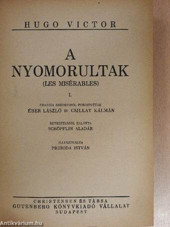 A nyomorultak I-VIII.