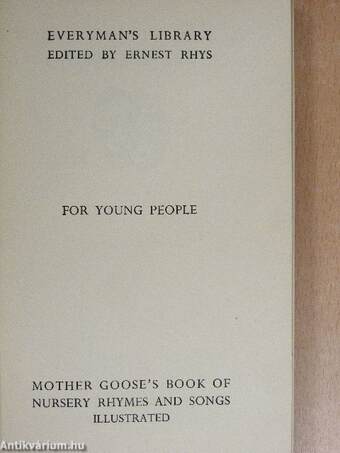 Mother Goose's Book of Nursery Rhymes and Songs