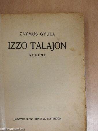 Izzó talajon