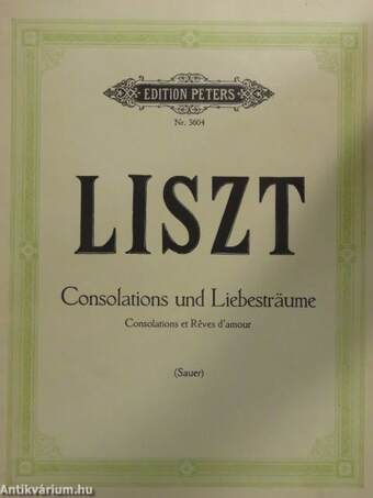 Consolations und Liebesträume für Klavier zu 2 Händen