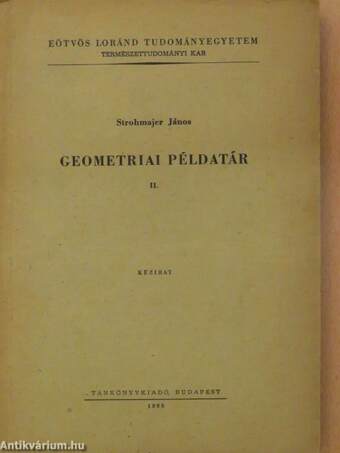 Geometriai példatár II.