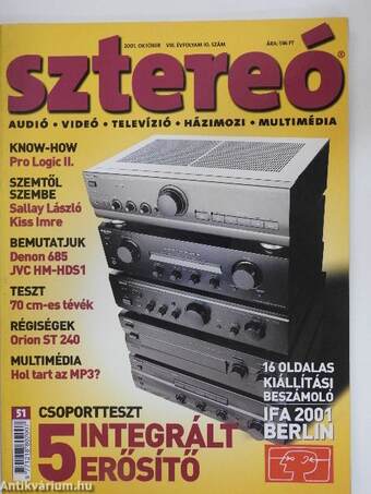 Sztereó 2001. október