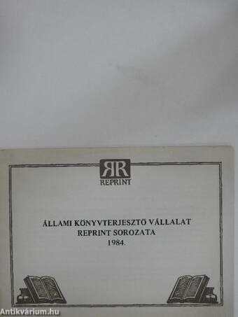 Állami Könyvterjesztő Vállalat reprint sorozata 1984.