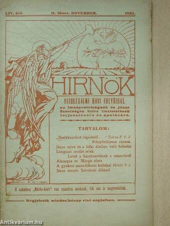 Hirnök 1920. november