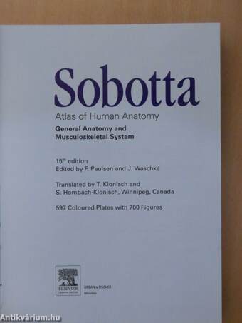 Sobotta - Atlas of Human Anatomy I-III.