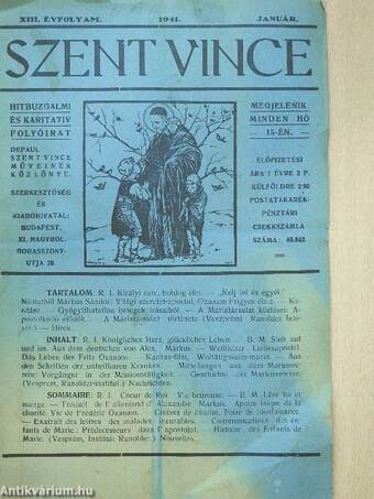 Szent Vince 1941. január