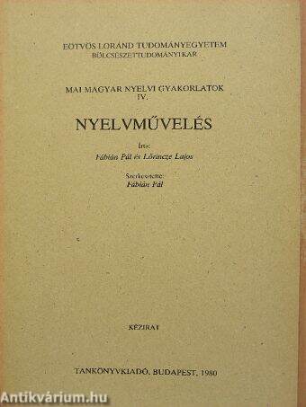 Nyelvművelés