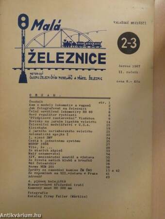 Malá Zeleznice cerven 1967. II. rocník 2-3.