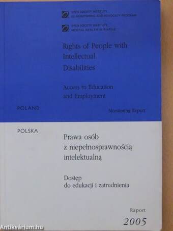 Rights of People with Intellectual Disabilities/Prawa osób z niepelnosprawnoscia intelektualna