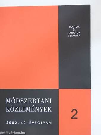 Módszertani Közlemények 2002/2.