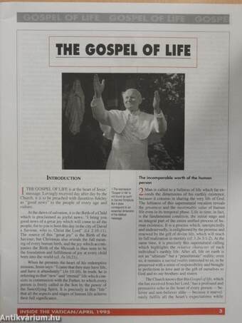 Inside the Vatican Special supplement April 1995