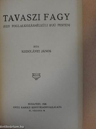 Tavaszi fagy