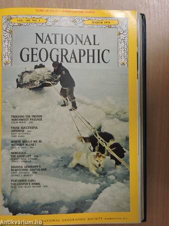 National Geographic January-December 1974 I-III.