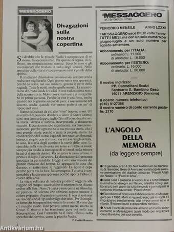 Il Messaggero 1986. (nem teljes évfolyam)