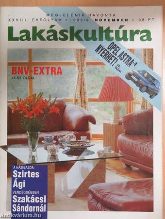 Lakáskultúra 1993. november