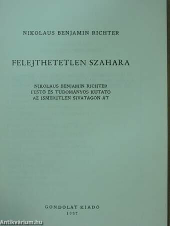 Felejthetetlen Szahara