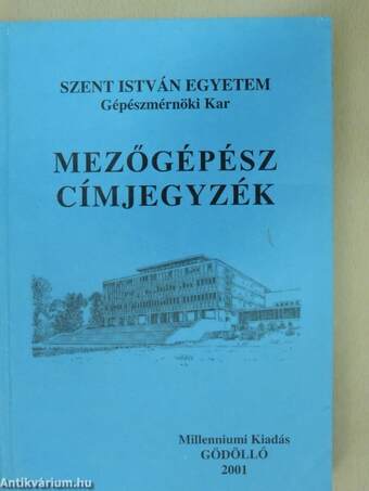 Mezőgépész címjegyzék