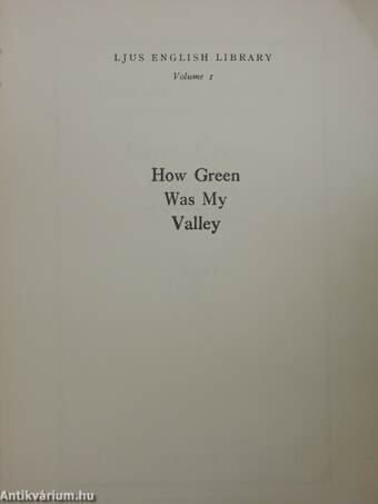 How green was my valley