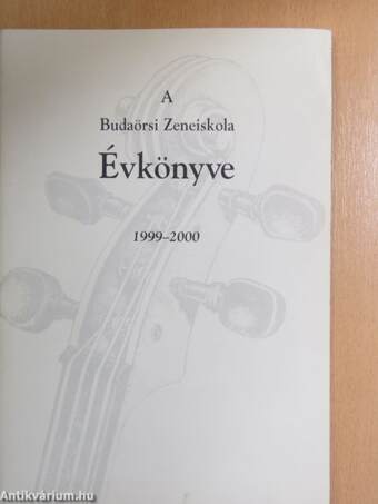 A Budaörsi Zeneiskola évkönyve 1999-2000