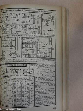 Tabellenbuch für die Elektrotechnik
