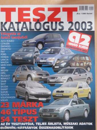 A2 Különkiadványok 2003/1.