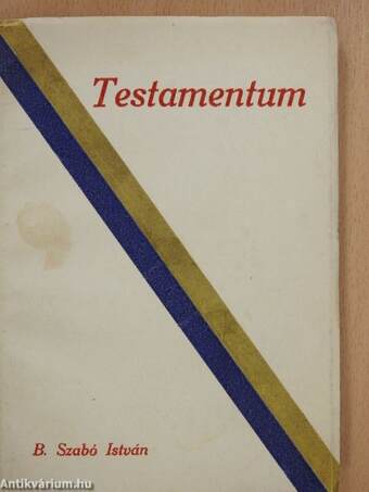 Testamentum (dedikált példány)