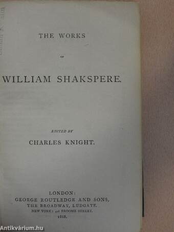 The works of William Shakspere