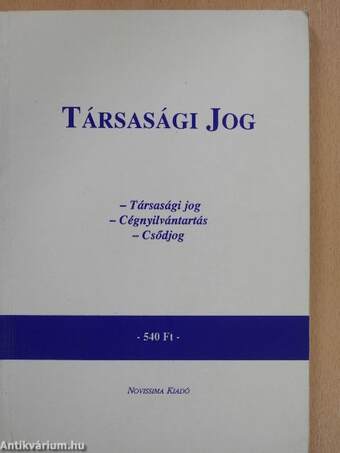 Társasági Jog