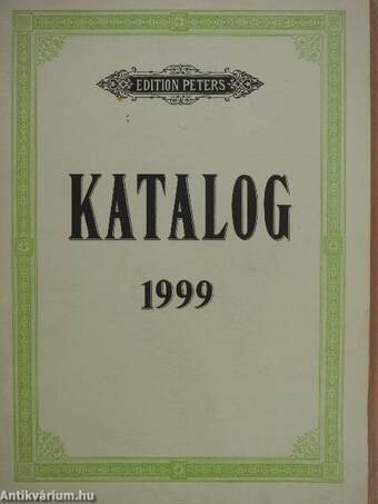 Edition Peters Katalog 1999