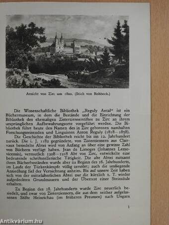 Wissenschaftliche Bibliothek Reguly Antal Zirc