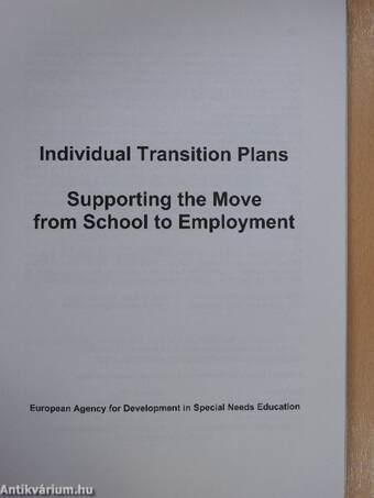 Individual Transition Plans - CD-vel