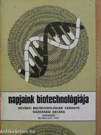 Napjaink biotechnológiája