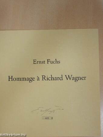 Hommage á Richard Wagner (aláírt, számozott példány)