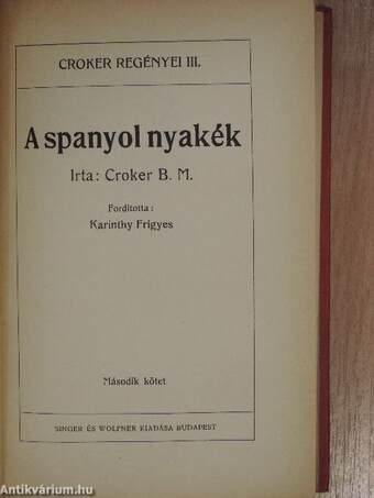 A spanyol nyakék I-III.