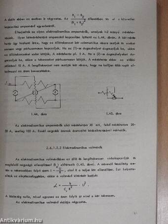 Villamos műszerek és mérések I.