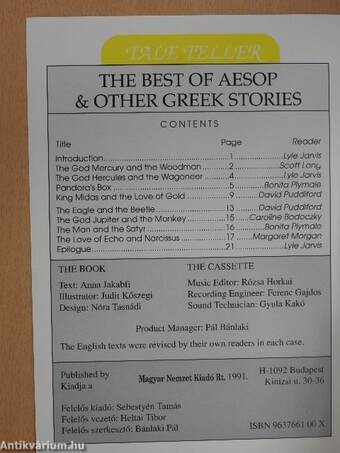 The Best of Aesop & Other Greek Stories