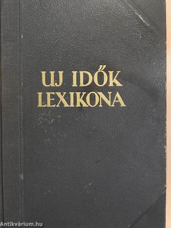 Uj idők lexikona 3. (töredék)