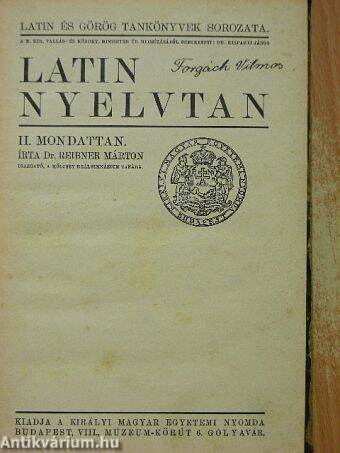 Latin nyelvtan