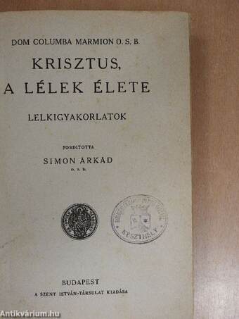 Krisztus, a lélek élete