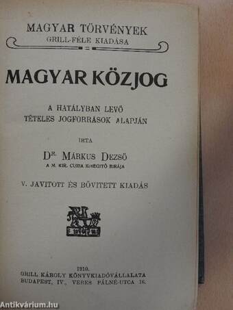 Magyar közjog