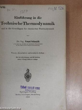 Einführung in die Technische Thermodynamik und in die Grundlagen der chemischen Thermodynamik