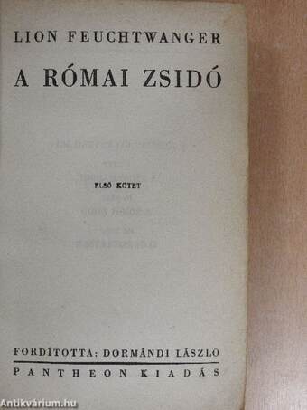 A római zsidó I-II.