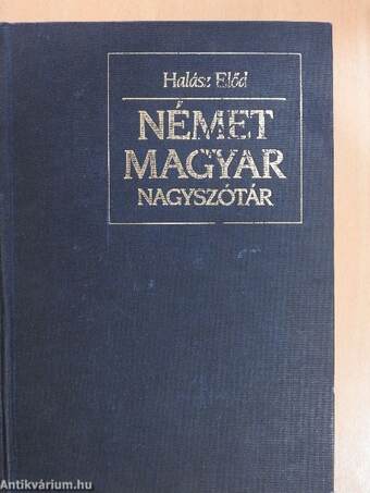 Német-magyar nagyszótár I-II.